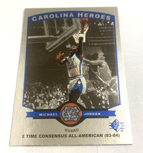 1998-99 Upper Deck SP Top Prospects Carolina Heroes Michael Jordan #H3