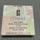 CLINIQUE/ Stay-matte Sheer Pressed Powder/#02 Stay Neutral(MF)/ New in box
