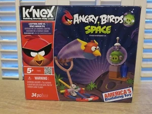 NEW K'NEX Angry Birds Space LIGHTNING BIRD VS SPACE MINION PIG Building #72005 - Picture 1 of 8
