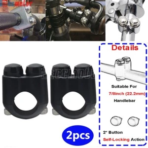 Señales de giro de control manual Motogadget botón de cierre automático universal se adapta a barra de 7/8" - Imagen 1 de 9
