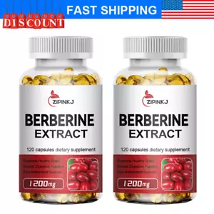Berberine HCL 1200mg High Potency Anti-inflammatory,Blood Sugar Support 240Pills - Picture 1 of 9