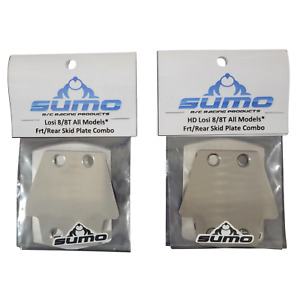 Sumo Racing Losi 8B / 8T Skid Plate Combo Fits 1.0 - 4.0 & RTR 8ight 8Be 8Te 