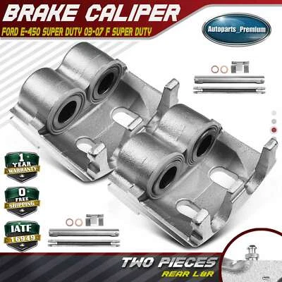 Pair Rear Side Brake Calipers for Ford E-450 Super Duty 03-07 F Super Duty F53 - Image 1 of 4