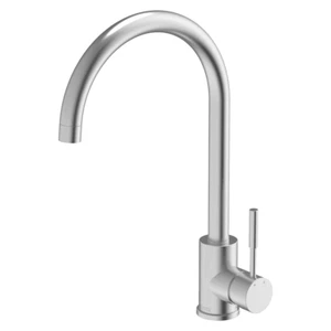 π₯ 20% OFF ABEY Gareth Ashton 304 Stainless Steel Gooseneck Kitchen Mixer - Picture 1 of 7