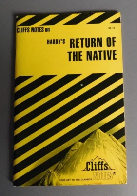 Return of the Native - Thomas Hardy - Cliffs Notes -  1966 Paperback - Image 1 of 4