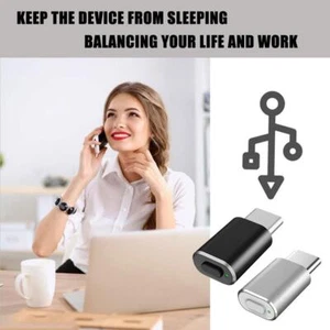 Undetectable Metal USB Mouse Mover with Switch Button U5Y0 Mous Automatic e I6P9 - Photo 1/10
