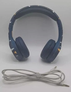 Charles Bryant Wired On Ear Kids Headphones Blue Space Extendable High Quality - Picture 1 of 5