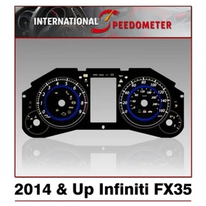 Speedometer Faceplate Fits a 2014 and Up Infiniti FX35 (MPH) - Picture 1 of 3