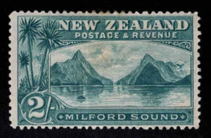 Nueva Zelanda Scott 82,SG 258 MH* 1898 Milford Sound sello CV $300 - Imagen 1 de 2