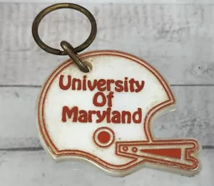 Portachiavi vintage a forma di casco da calcio Università del Maryland - Foto 1 di 3
