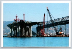 Postal Puente Dumbarton Construcción Menlo Park CA 6x4 - Imagen 1 de 2