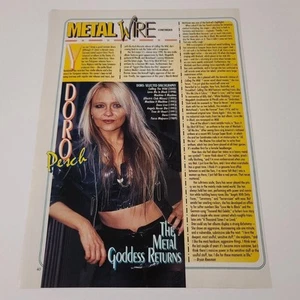 Artículo/recorte Doro Pesch - Imagen 1 de 1