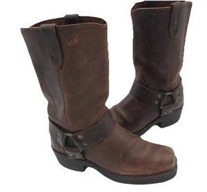 Dingo D17374 Brown Leather Calf High Harlee Harness Round Toe Women Size 7.5 - Bild 1 von 24