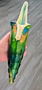 Große mundgeblasene Kunstglas Muschel "wie besehen" - Bild 1 von 10