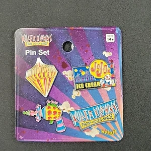 Spirit Halloween Killer Klowns From Outer Space Limited Edition Lapel Pin Set - Picture 1 of 2