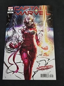 Capitán Marvel #8 Inhyuk Lee variante carnagizada primera impresión 2019 Marvel Comics - Imagen 1 de 2