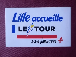 AUFKLEBER STICKER AUFKLEBER LILLE TOUR DE FRANCE 1994 RADSPORT FAHRRAD - Bild 1 von 2
