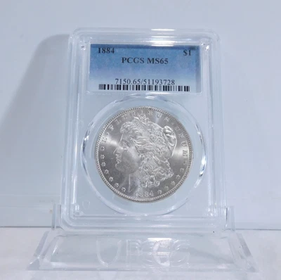 1884-P  MORGAN Silver Dollar, PCGS MS-65! - Image 1 of 4