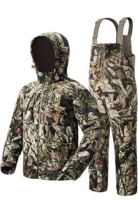 TIDEWE Men Clothes Next Camo G2 L Silent Water Resistant Hunting Jackets & Bibs - Image 1 of 4