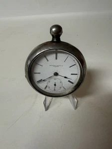 Antike 1877/1878 Rockford Watch Co. Taschenuhr. Silber Etui 177 Gramm gesamt - Bild 1 von 17
