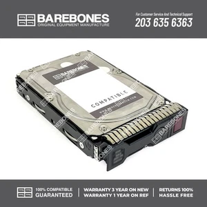 857642-001 COMPATIBLE 3 Year BBO Warranty NEW BULK HPE 8TB SAS 12G 7.2K LFF SC H - Picture 1 of 3
