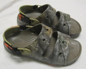 CROCS Mens Sz Size 7 US All Terrain Real Tree Camo Sandals NEW - Picture 1 of 5