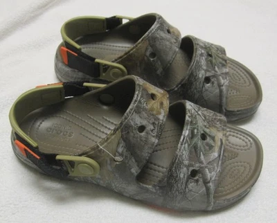 CROCS Mens Sz Size 7 US All Terrain Real Tree Camo Sandals NEW - Image 1 of 4