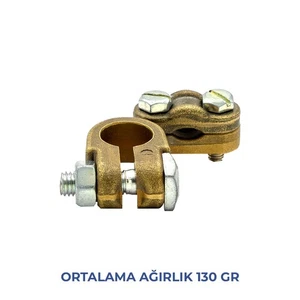 Terminal de batería - Latón fundido (+ / -) Paquete de 2 - Imagen 1 de 3