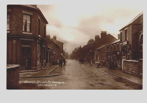 Shropshire. Church Street, St. George's. R/P by Tranter. - Picture 1 of 1