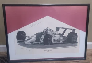 Coche Indy Marlboro firmado y numerado por Rick Mears firmado por David Gray de colección raro - Imagen 1 de 4