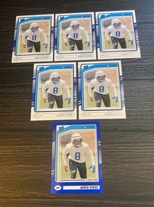 Lote (6) 2024 Donruss Jared Verso Base y Paralell Los Angeles Rams RC - Imagen 1 de 1