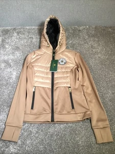 Holland Cooper Hybrid Shell Jacket Size S Cappuccino Brown - Afbeelding 1 van 14