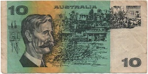 1974 Australia 10 Dollar Phillips/Wheeler Paper Note Banknote MGQ-781167 - Picture 1 of 2