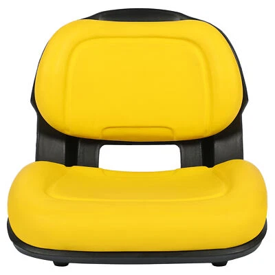Yellow Plastic Seat For John Deere X500 X520 X530 X540 X570 X580 #AM136044 - Image 1 of 4
