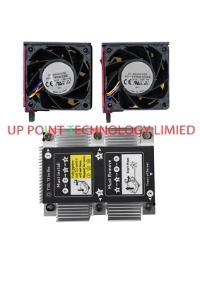 New DL380 DL380p G10 CPU Kit, Heatsink 875070-001 & 2 Fans 875075-001 - Image 1 of 3