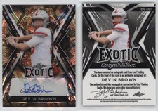 2023 Leaf Exotic Snake Crystal /9 Devin Brown #BA-DB1 Auto