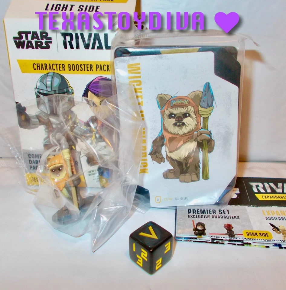 Star Wars Rivals WICKET W W WARRICK Serie 2 Booster Pack Figura Lateral Luz *LEER* Foto 1 de 1