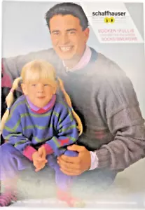 Schaffhauser Socks-Sweater knit Pattern Book #105-German-French-Italian-English - Picture 1 of 1