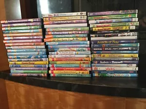 55 Lot Set Dvd Children Kids TV Movies Disney Nickelodeon Max Ruby Care Bears + - Picture 1 of 10