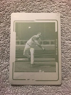 2005 Topps  NATE FIELD  Yellow Printing Plate # 1/1  Kansas City Royals - Image 1 of 3