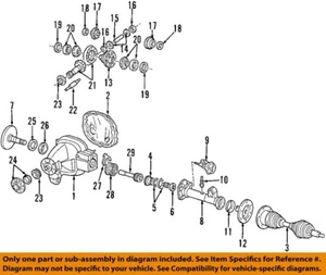 FORD OEM Rear Differential-Pinion Washer DOAZ4230B - Picture 1 of 1
