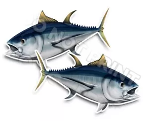 Calcomanías para casa rodante pegatinas de atún blanco pegatinas de 24" barco gráficos pegatina de pesca #124 - Imagen 1 de 2