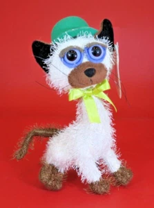 AMERICAN GREETINGS Shamrock's Plush Peluche Avec Trefles Poseable Cat Has Tag - Picture 1 of 10