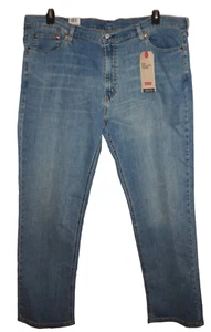 Pantalones de mezclilla Levis grandes altos azules para hombre 541 atléticos cónicos elásticos talla 46x34 nuevos con etiquetas - Imagen 1 de 6