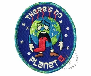 No Planet B Badge / Patch Scouts Girl Guides Camp Blanket Cubs Beavers COP27 - Picture 1 of 1