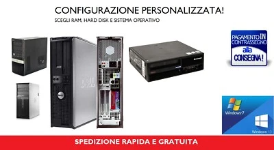 Computer PC Fisso usato garantito Vari marchi RICONDIZIONATO CONFIGURABILE W10P - Immagine 1 di 4