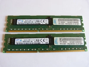 2x 8GB Samsung M393B1G70QH0-CMA 16GB DDR3 1866MHz PC3-14900R ECC Server RAM  - Bild 1 von 2