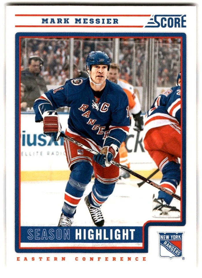 2012-13 Score Season Highlight Mark Messier #7 New York Rangers - Image 1 of 2