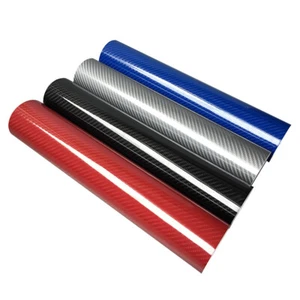Kohlefaser 2D 3D 4D 5 Car Vinyl Wrap Aufkleber Folie Car Wrapping mehrere Größen  - Bild 1 von 29