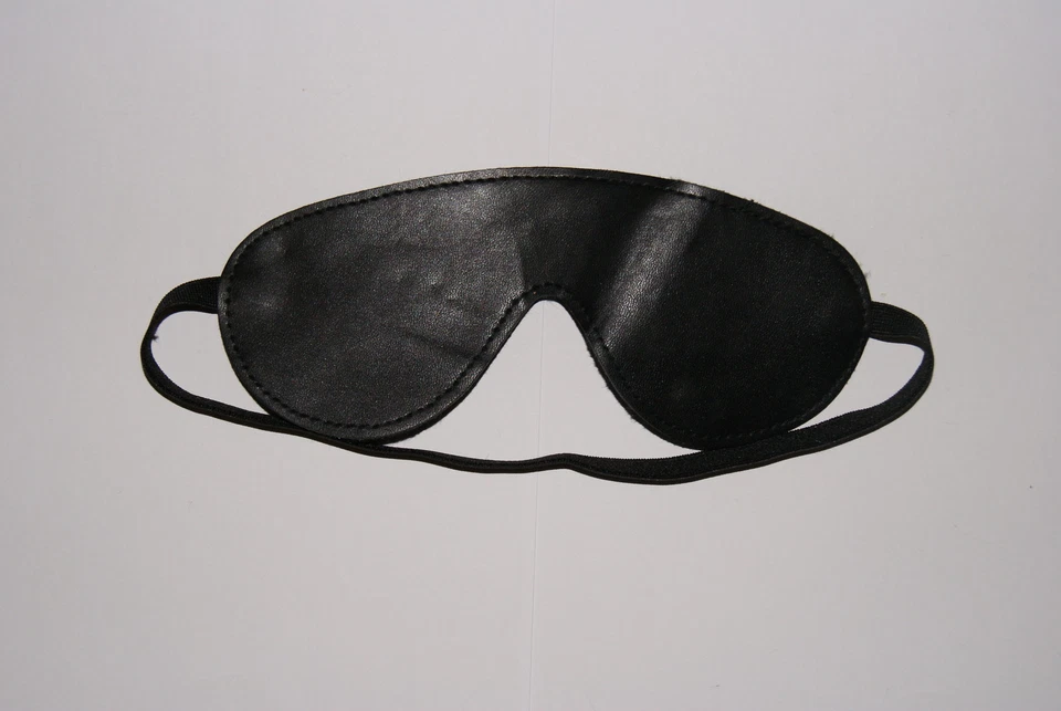 FOREVERFETISH-CO-UK Black Blindfold Eye Patch Bondage Fetish Sensory Play Master Slave Submissive UK